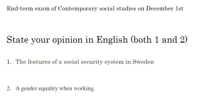 スウェーデンの社会保障制度，職場の男女平等