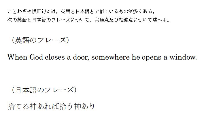 英語と日本語のことわざ比較